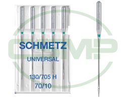 SCHMETZ UNIVERSAL SIZE 70 PACK OF 5 NEEDLES