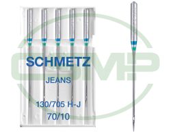 SCHMETZ JEANS SIZE 70 PACK OF 5 NEEDLES