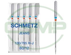 SCHMETZ JEANS SIZE 80 PACK OF 5 NEEDLES