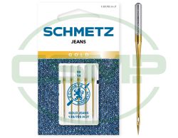 SCHMETZ JEANS GOLD SIZE 90 PACK OF 5 CARDED
