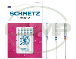 SCHMETZ MICROTEX SIZE 60-80 PACK OF 5 CARDED