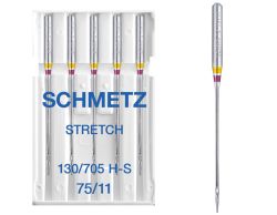 SCHMETZ STRETCH SIZE 75 PACK OF 5 NEEDLES