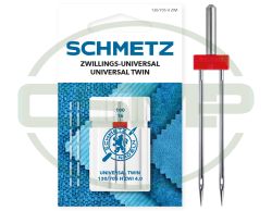 SCHMETZ TWIN 4MM SIZE 100 PACK OF 1 CARDED