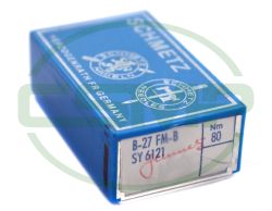 B27FM-B SIZE 80 PACK OF 10 NEEDLES SCHMETZ DISCONTINUED