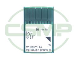 B27GEBEDURX75 GROZ BECKERT PACK OF 10 NEEDLES