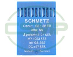 B27SES SIZE 55 PACK OF 10 NEEDLES SCHMETZ
