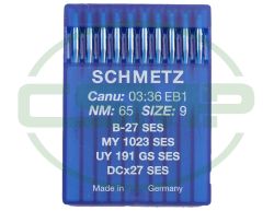 B27SES SIZE 65 PACK OF 10 NEEDLES SCHMETZ