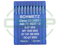 B27SES SIZE 70 PACK OF 10 NEEDLES SCHMETZ