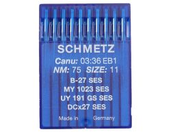 B27SES SIZE 75 PACK OF 10 NEEDLES SCHMETZ