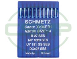 B27SES SIZE 90 PACK OF 10 NEEDLES SCHMETZ