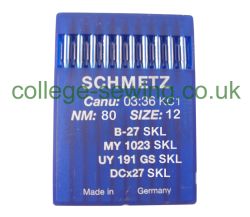 B27SKL SIZE 80 PACK OF 10 NEEDLES SCHMETZ