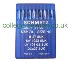B27SUK SIZE 70 PACK OF 10 NEEDLES SCHMETZ