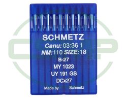 B27 SIZE 110 PACK OF 10 NEEDLES SCHMETZ