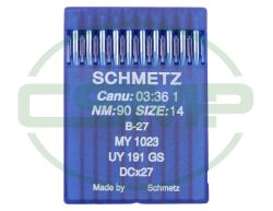 B27 SIZE 90 PACK OF 10 NEEDLES SCHMETZ