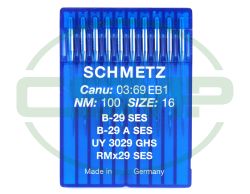 B29SES SIZE 100 PACK OF 10 NEEDLES SCHMETZ