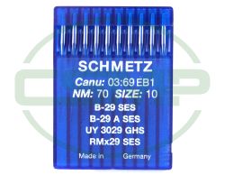 B29SES SIZE 70 PACK OF 10 NEEDLES SCHMETZ DISCONTINUED