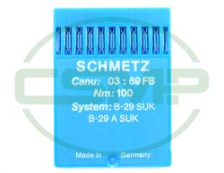 B29SUK SIZE 100 PACK OF 10 NEEDLES SCHMETZ