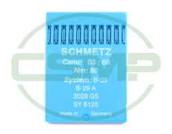 B29 SIZE 80 PACK OF 10 NEEDLES SCHMETZ