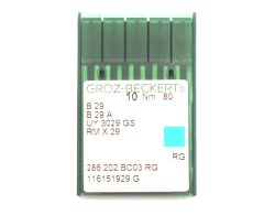 B29 SIZE 80 PACK OF 10 NEEDLES GROZ BECKERT