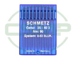 B63 BLUKOLD SIZE 90 PACK OF 10 NEEDLES SCHMETZ DISCONTINUED
