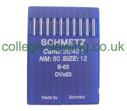 B63 SIZE 80 PACK OF 10 NEEDLES SCHMETZ