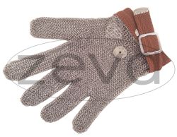 ZEVA 5 FINGER CHAINMAIL GLOVE BROWN PETITE