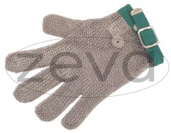 ZEVA 5 FINGER CHAINMAIL GLOVE GREEN EX SMALL