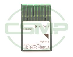 DBXK5 FFG GEBEDUR SIZE 70 GROZ BECKERT PACK OF 10 NEEDLES