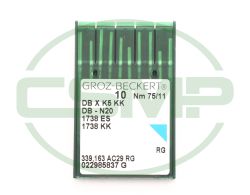 DBXK5 KK SIZE 75 PACK OF 10 NEEDLES GROZ BECKERT