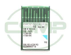 DBXK5 KK SIZE 80 PACK OF 10 NEEDLES GROZ BECKERT