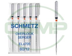 SCHMETZ DOUBLE SCARF SIZE 80 PACK OF 5 NEEDLES 705EL