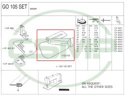 G0105X10L 10mm (L) BINDER - LIGHT