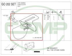 G0202X14mm CORD HEMMER - 3mm CORD