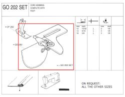 G0202X12mm CORD HEMMER - 3mm CORD