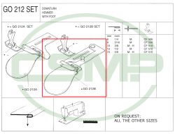 G0212BX6MM SINGLE DOWNTURN HEMMER MEDIUM CF ITALIA