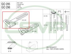 G0295 16mm-8mm BELT LOOP FOLDER - LIGHT