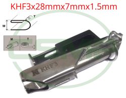 KHF3X28X7 1.5mm 3 FOLD SHELL BINDER