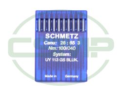 UY113GS BLUKOLD SIZE 100 PACK OF 10 NEEDLES SCHMETZ DISCONTINUED