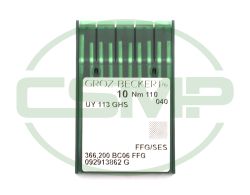 UY113GS FFG SES SIZE 110 PACK OF 10 NEEDLES GROZ BECKERT
