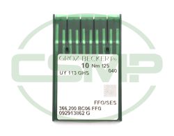 UY113GS FFG SES SIZE 125 PACK OF 10 NEEDLES GROZ BECKERT
