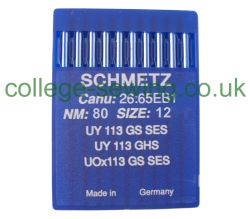 UY113GS SES SIZE 80 PACK OF 10 NEEDLES SCHMETZ