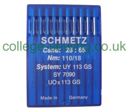 UY113GS SIZE 110 PACK OF 10 NEEDLES SCHMETZ