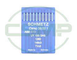 UY128GAS SIZE 110 PACK OF 10 NEEDLES SCHMETZ