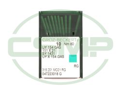 UY154GAS SIZE 80 PACK OF 10 NEEDLES GROZ BECKERT