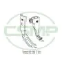 KP1245-N071 NARROW FOOT SET PFAFF 1245 335 INCLUDES INNER AND OUTER FOOT