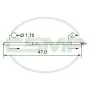 175X7 FFG (SES) SIZE 100 PACK OF 10 NEEDLES GROZ BECKERT