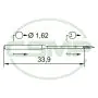DBXK5 FFG SES SIZE 60 PACK OF 10 NEEDLES GROZ BECKERT