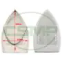 TS5 DANOR PTFE TEFLON IRON SHOE FRAMED