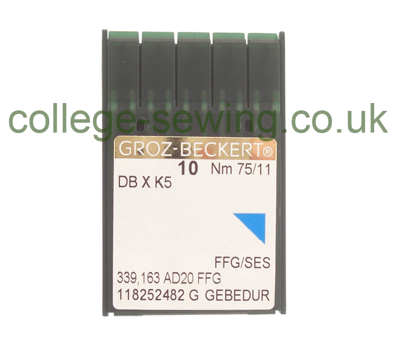 DBXK5 FFG GEBEDUR SIZE 75 GROZ BECKERT PACK OF 10 NEEDLES
