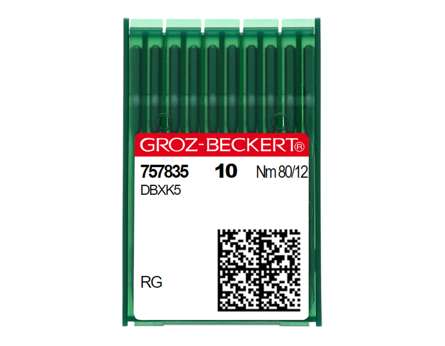 DBXK5 SIZE 80 PACK OF 10 NEEDLES GROZ BECKERT